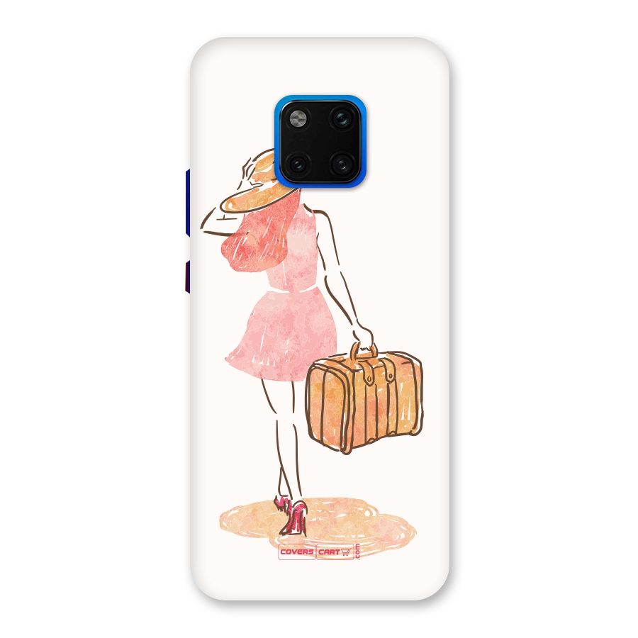 Travel Girl Back Case for Huawei Mate 20 Pro