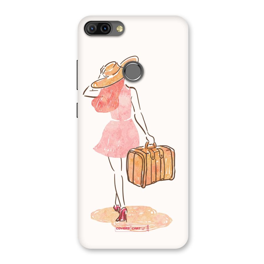 Travel Girl Back Case for Infinix Hot 6 Pro