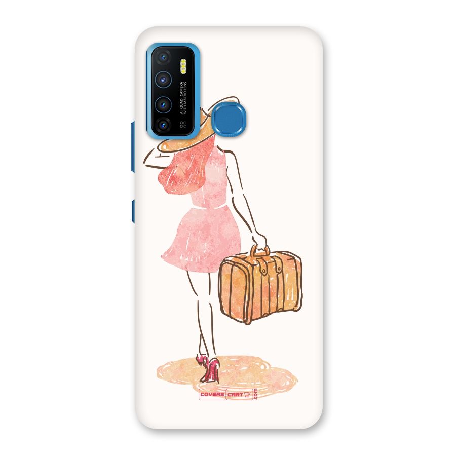 Travel Girl Back Case for Infinix Hot 9