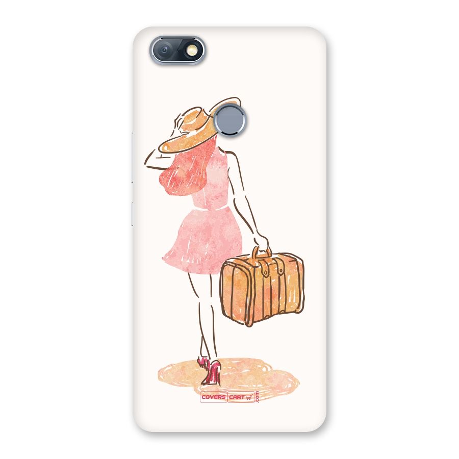 Travel Girl Back Case for Infinix Note 5