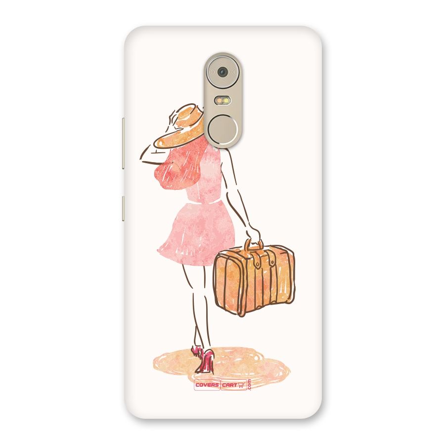 Travel Girl Back Case for Lenovo K6 Note