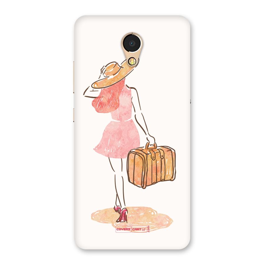 Travel Girl Back Case for Lenovo P2