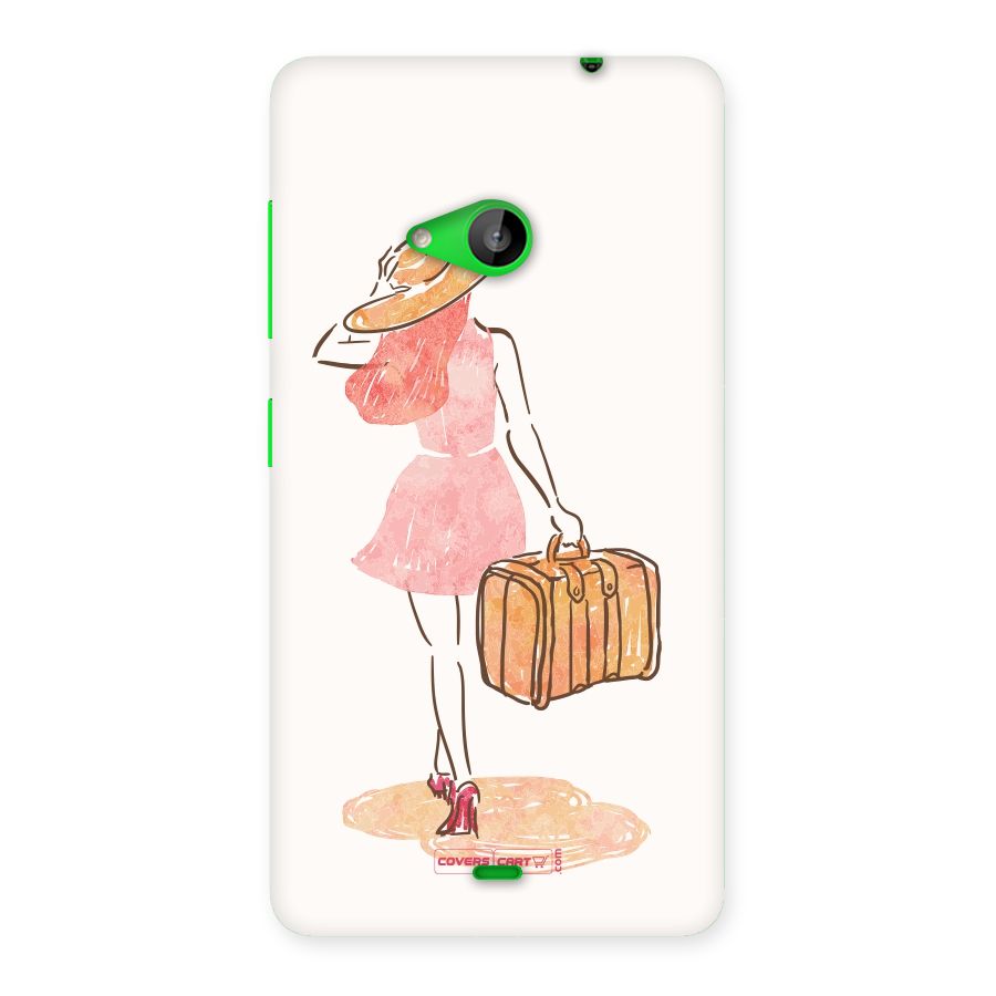 Travel Girl Back Case for Lumia 535