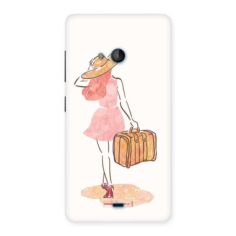 Travel Girl Back Case for Lumia 540