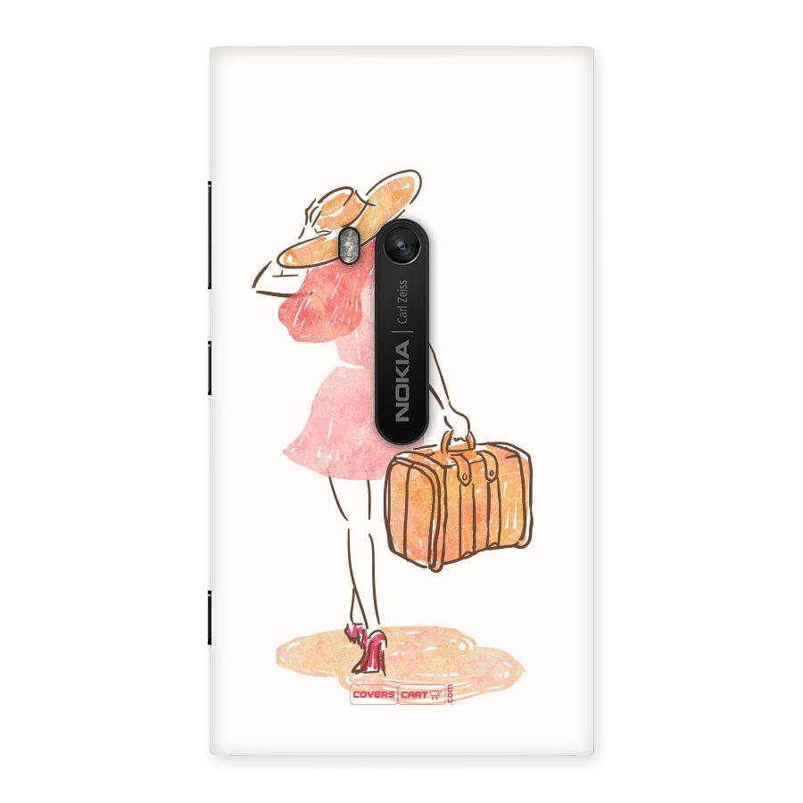Travel Girl Back Case for Lumia 920