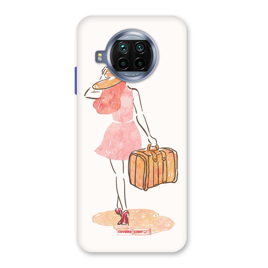 Travel Girl Back Case for Mi 10i