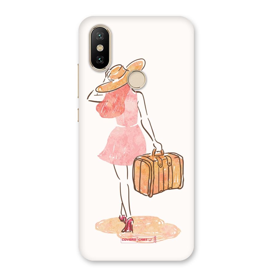 Travel Girl Back Case for Mi A2