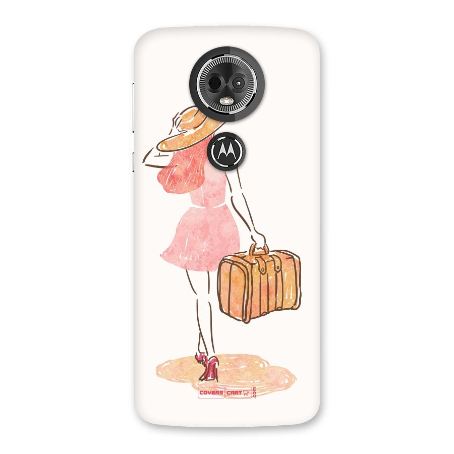 Travel Girl Back Case for Moto E5 Plus