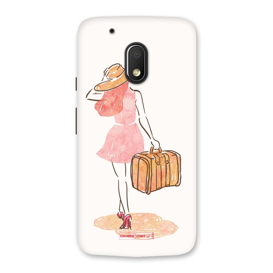 Travel Girl Back Case for Moto G4 Play