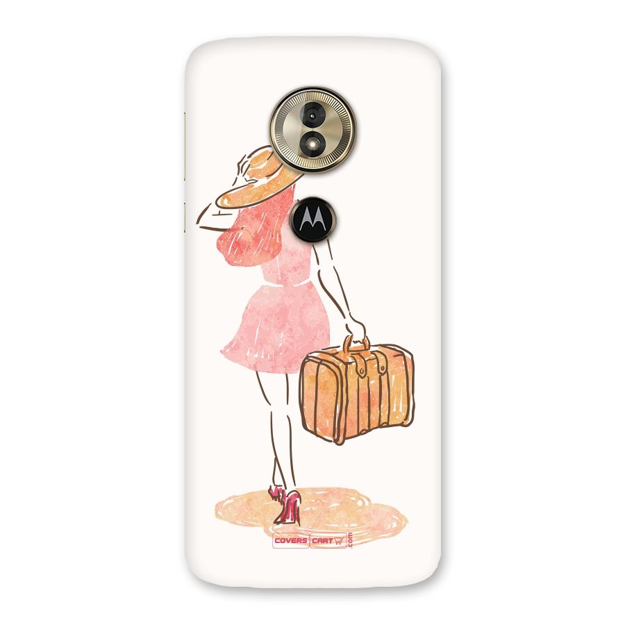 Travel Girl Back Case for Moto G6 Play