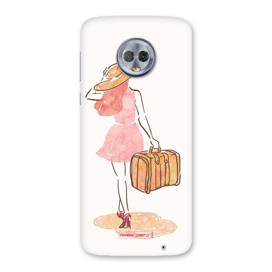 Travel Girl Back Case for Moto G6 Plus