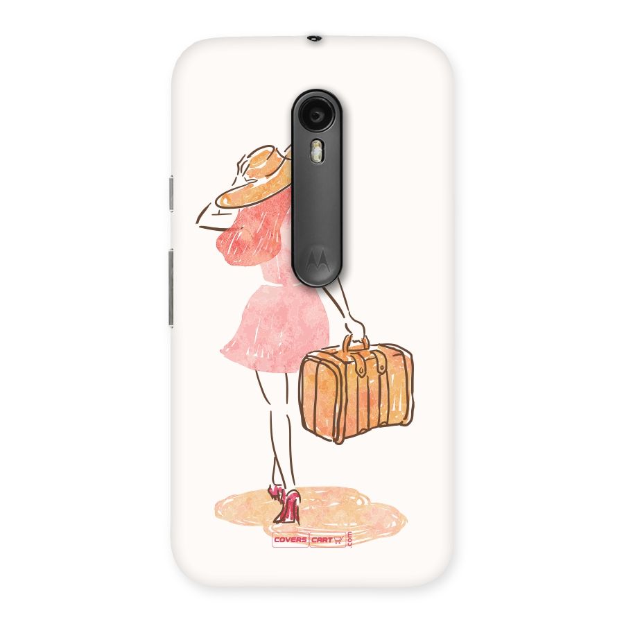 Travel Girl Back Case for Moto G Turbo