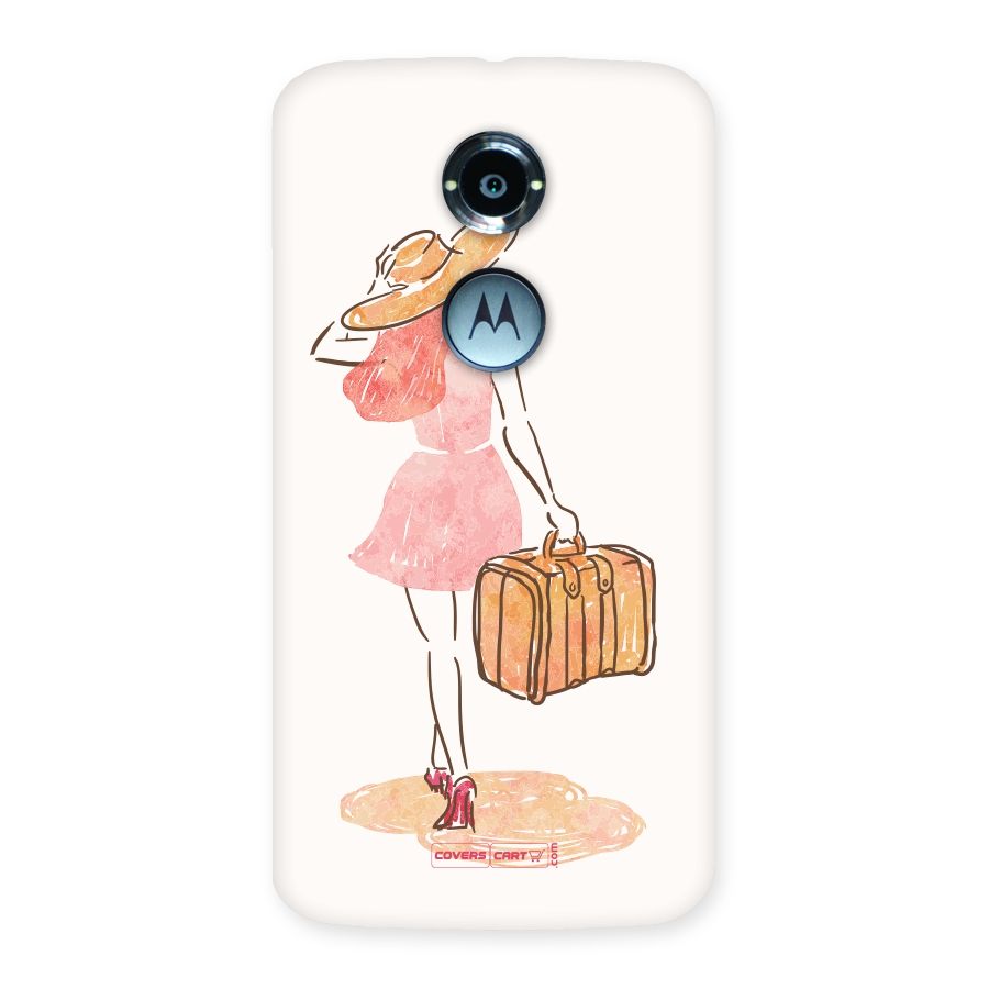 Travel Girl Back Case for Moto X 2nd Gen