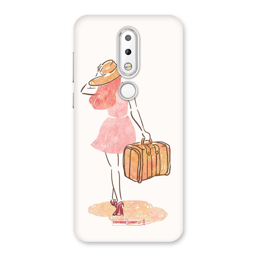 Travel Girl Back Case for Nokia 6.1 Plus