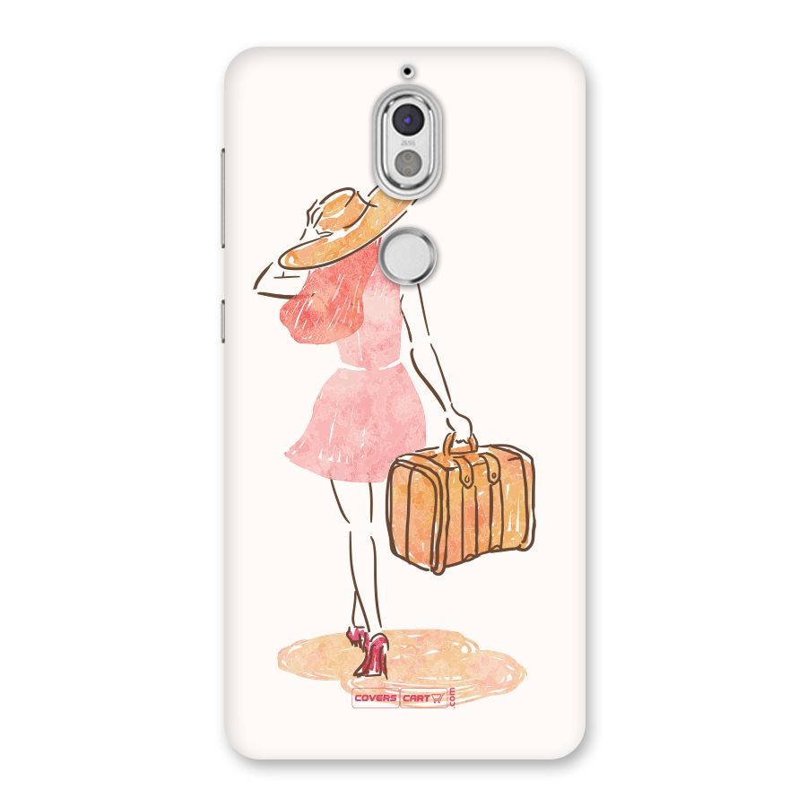 Travel Girl Back Case for Nokia 7