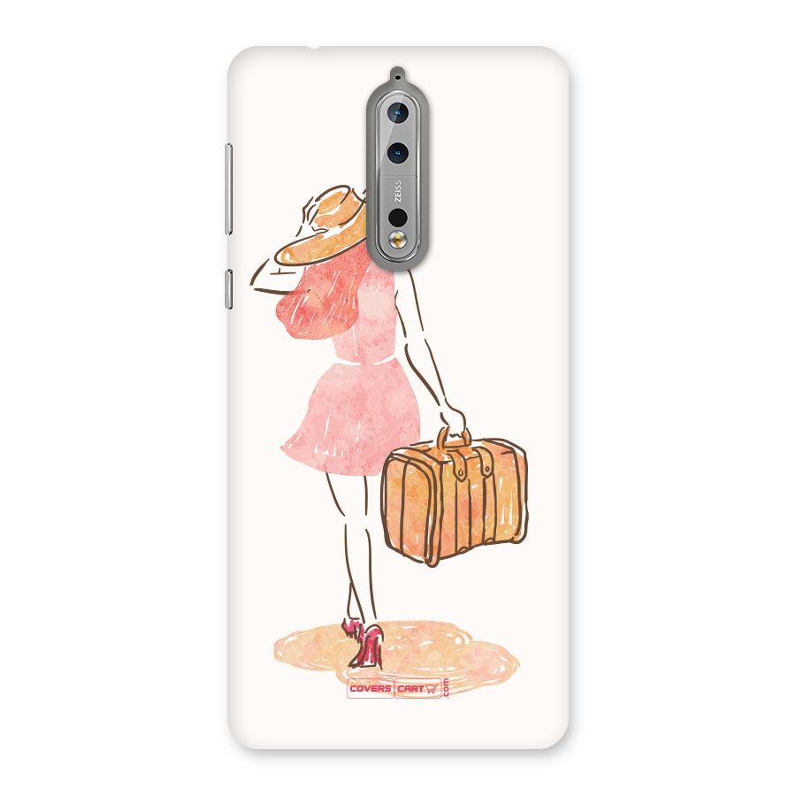 Travel Girl Back Case for Nokia 8