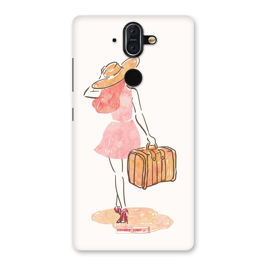 Travel Girl Back Case for Nokia 8 Sirocco