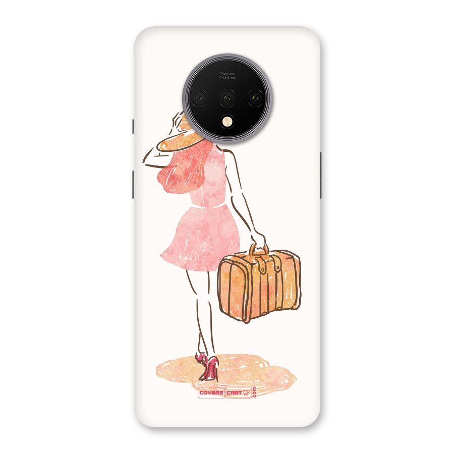Travel Girl Back Case for OnePlus 7T