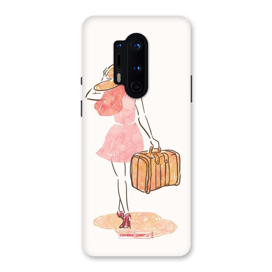 Travel Girl Back Case for OnePlus 8 Pro