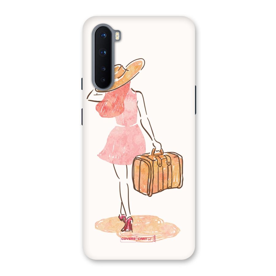 Travel Girl Back Case for OnePlus Nord