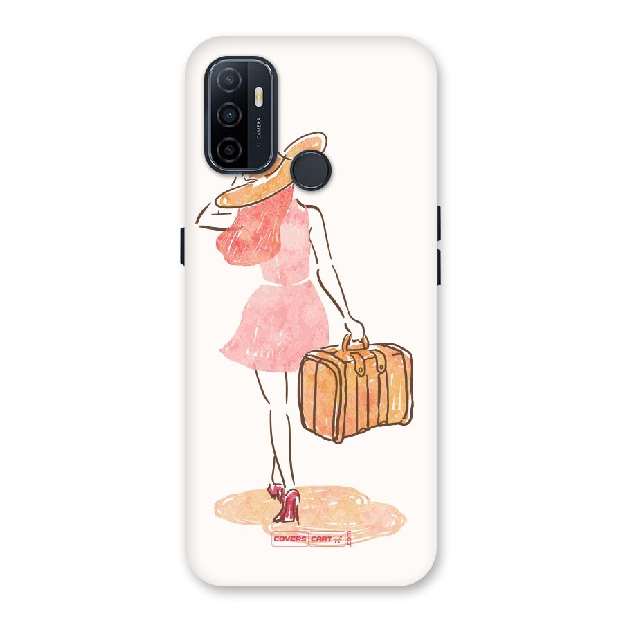 Travel Girl Back Case for Oppo A32