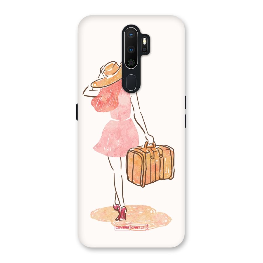 Travel Girl Back Case for Oppo A5 (2020)