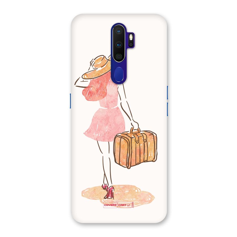 Travel Girl Back Case for Oppo A9 (2020)