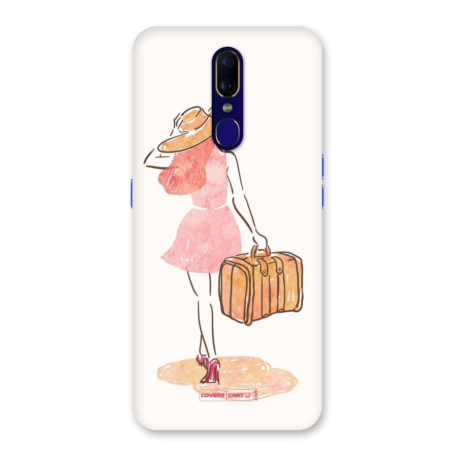 Travel Girl Back Case for Oppo F11