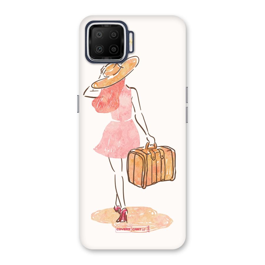 Travel Girl Back Case for Oppo F17