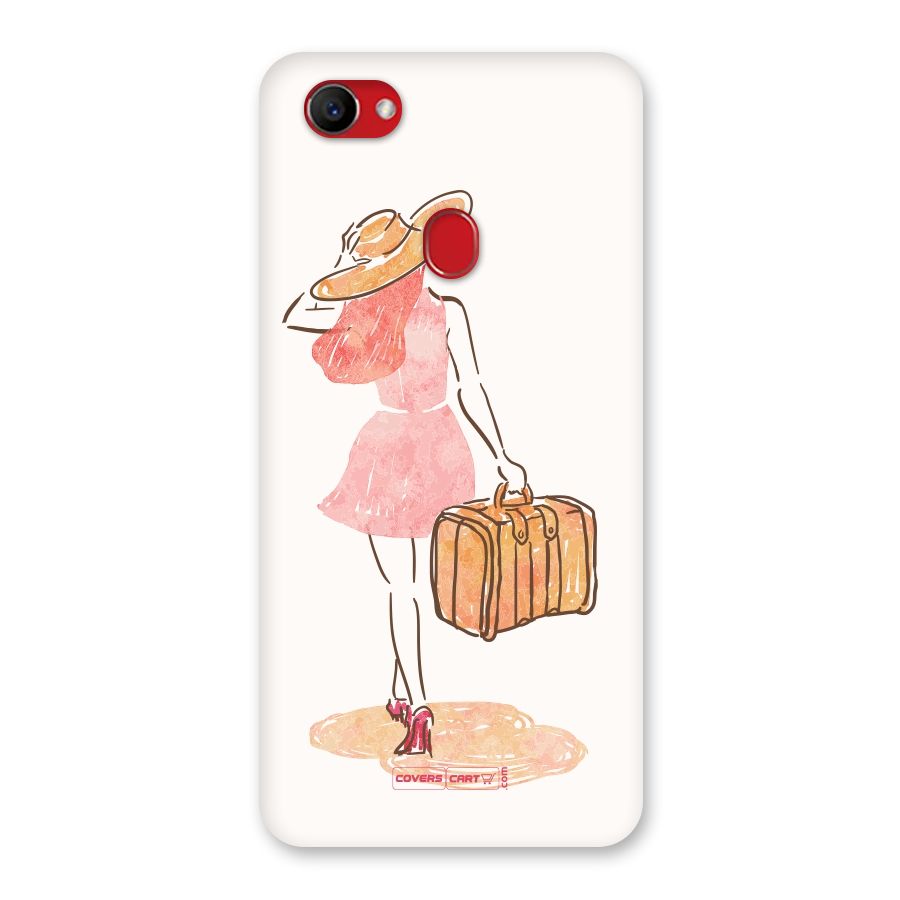 Travel Girl Back Case for Oppo F7
