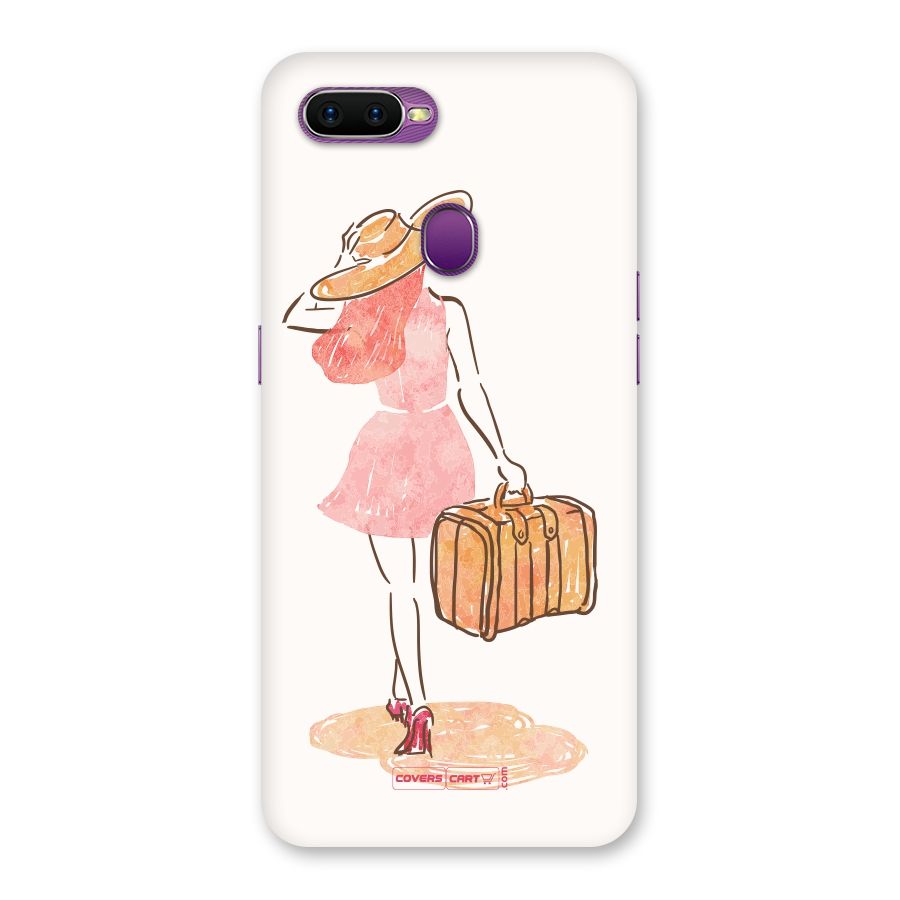Travel Girl Back Case for Oppo F9