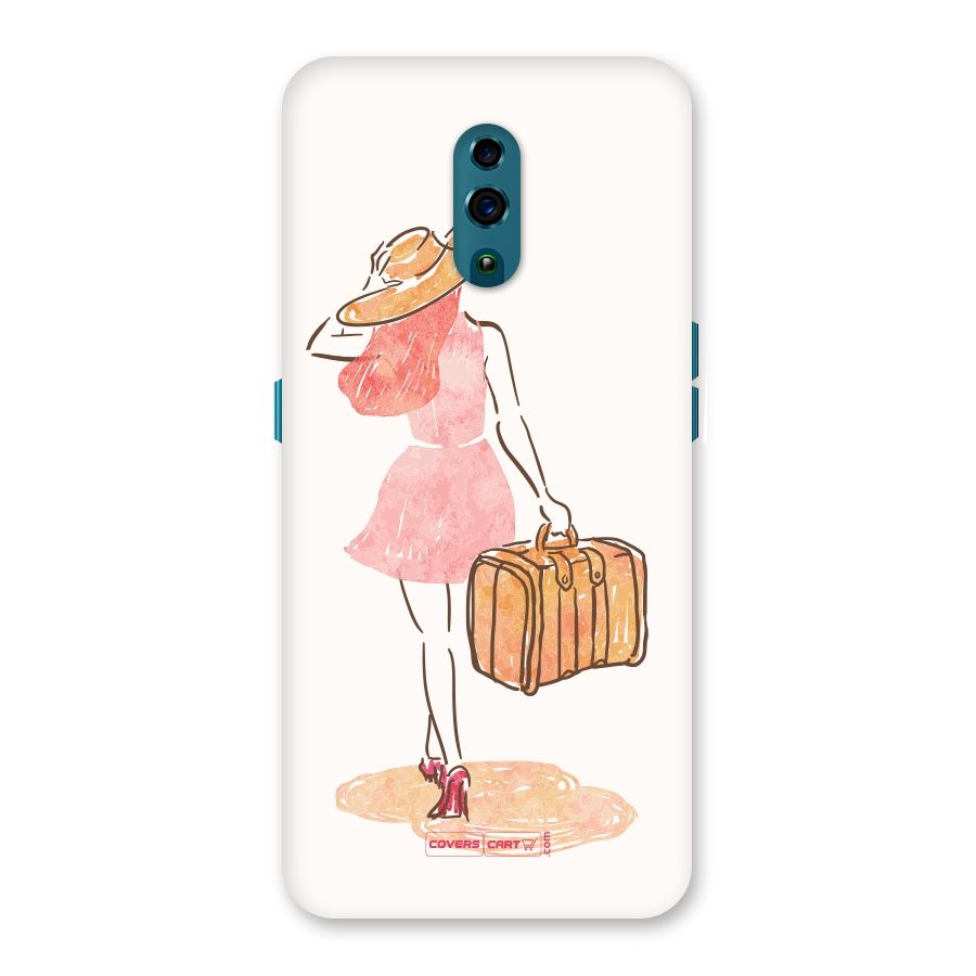 Travel Girl Back Case for Oppo Reno