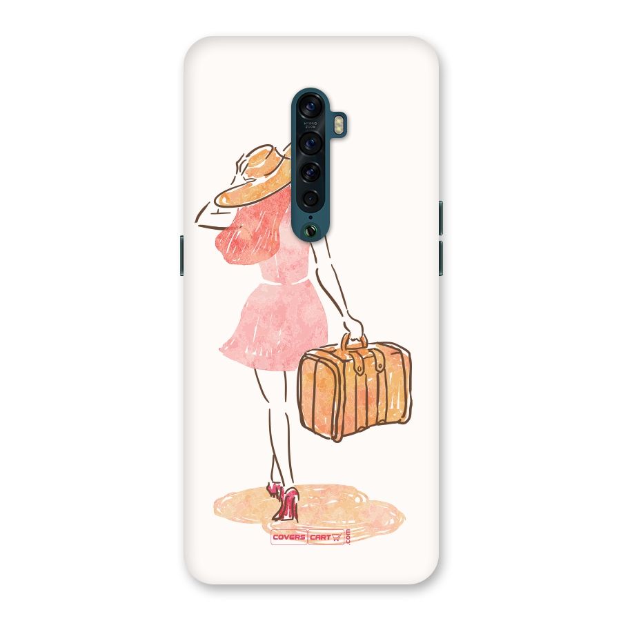 Travel Girl Back Case for Oppo Reno2
