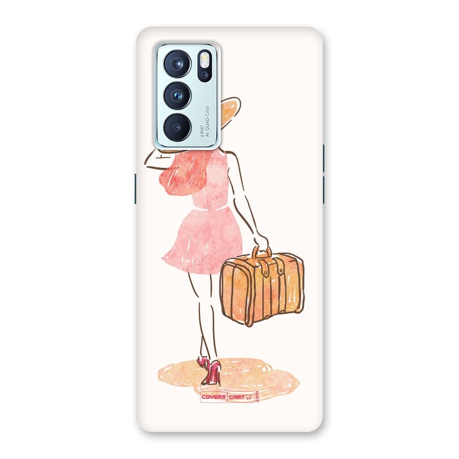 Travel Girl Back Case for Oppo Reno6 Pro 5G