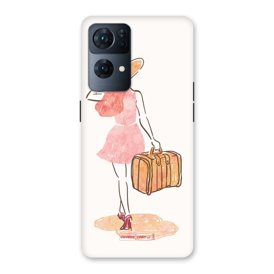 Travel Girl Back Case for Oppo Reno7 Pro 5G