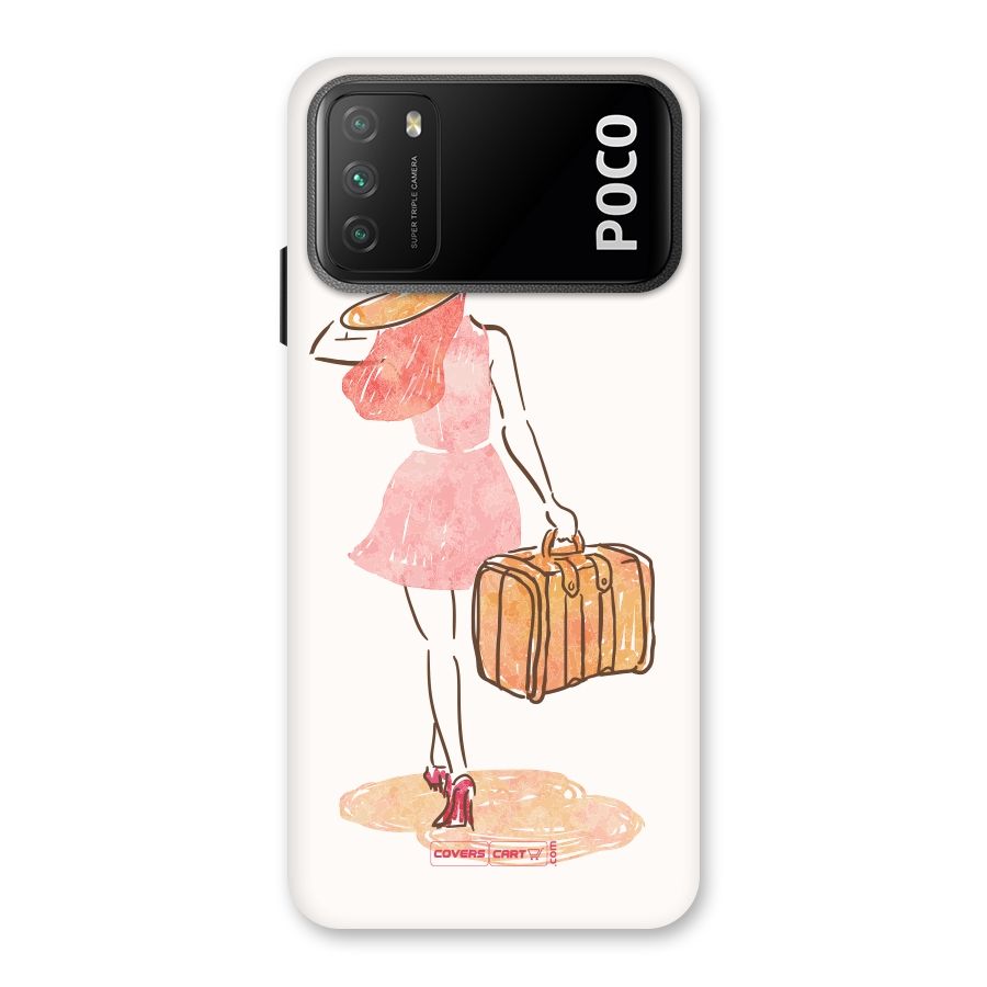 Travel Girl Back Case for Poco M3