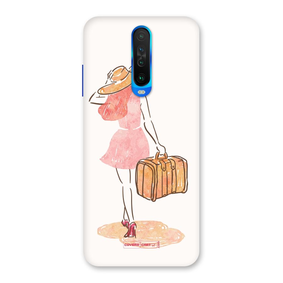 Travel Girl Back Case for Poco X2