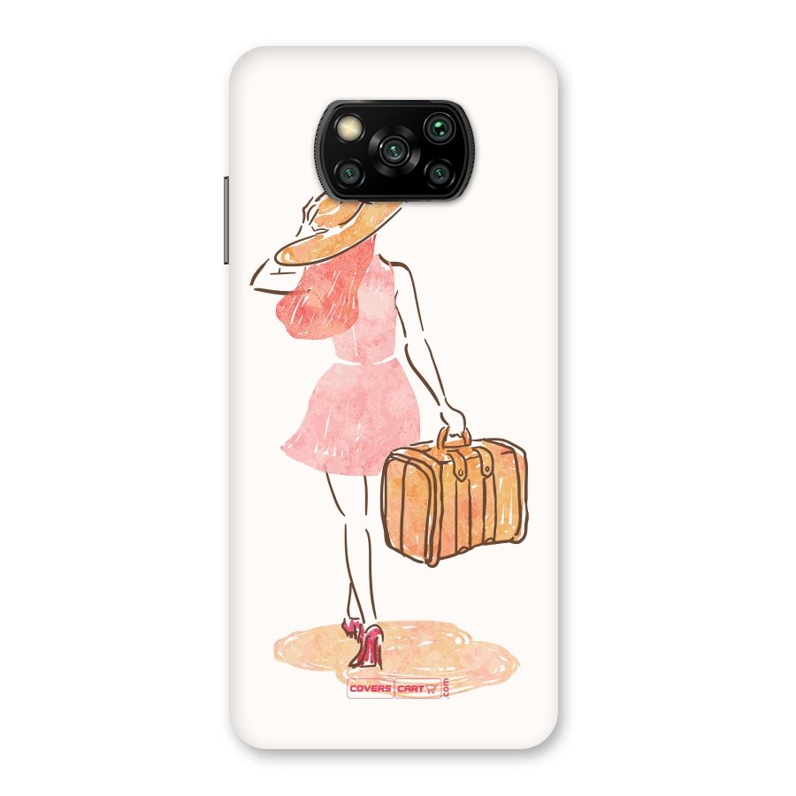 Travel Girl Back Case for Poco X3