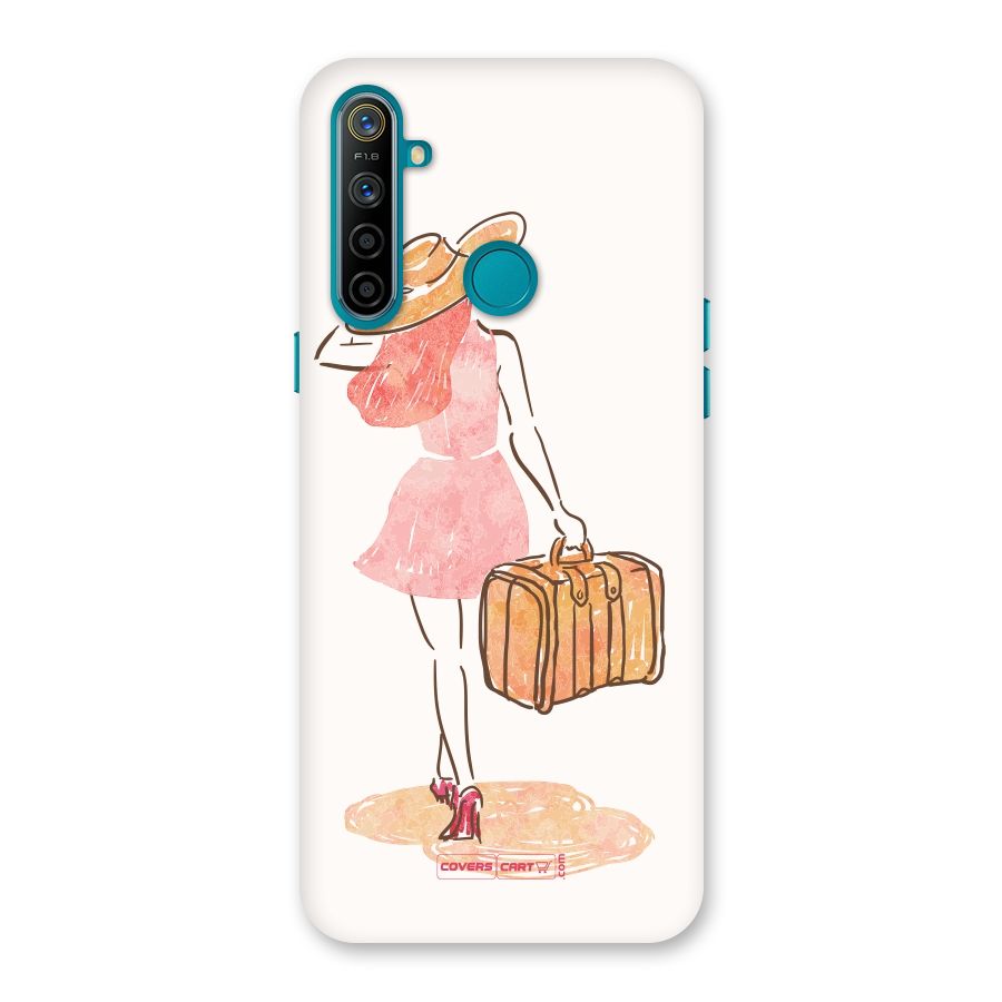 Travel Girl Back Case for Realme 5i