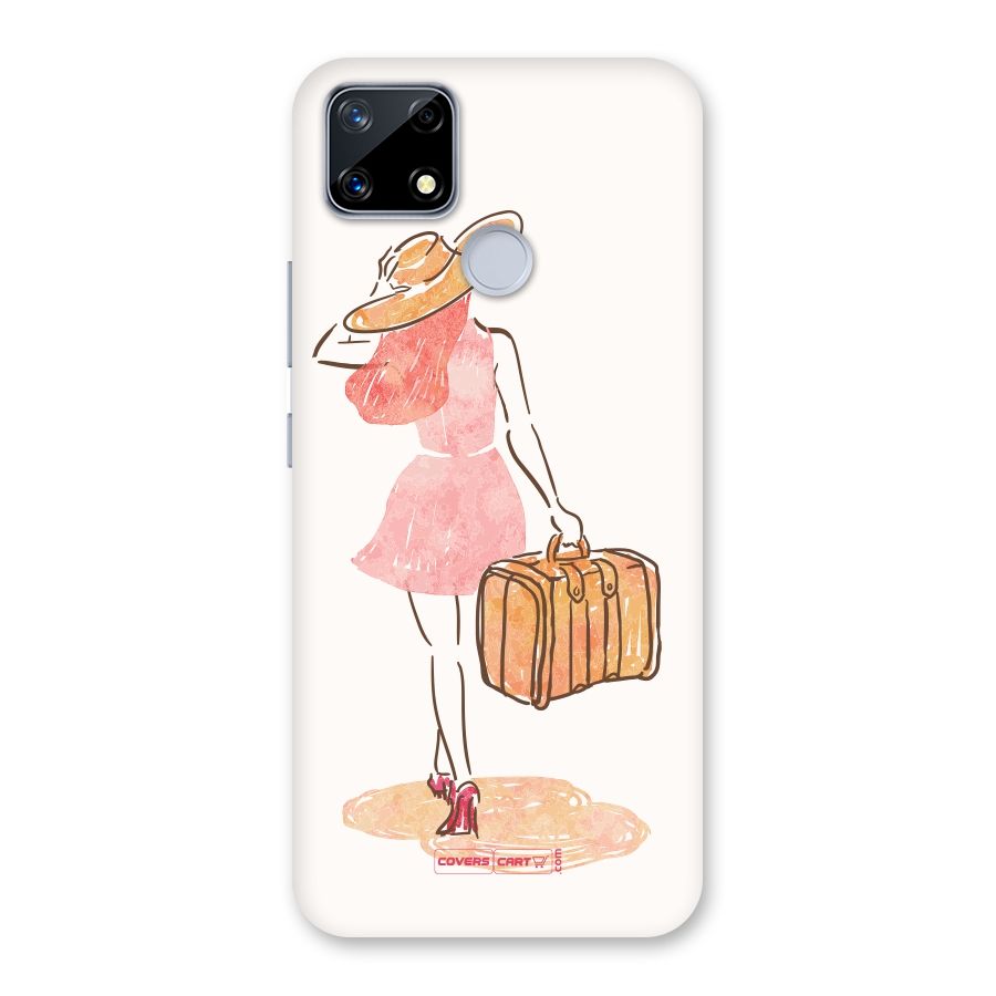 Travel Girl Back Case for Realme Narzo 20