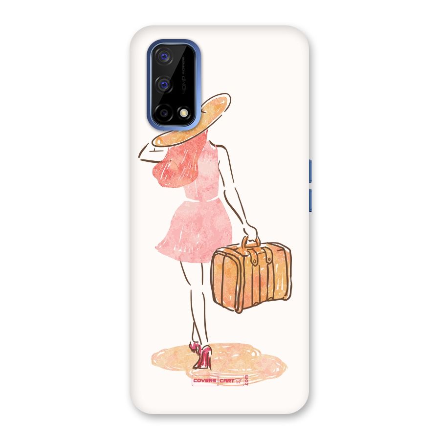 Travel Girl Back Case for Realme Narzo 30 Pro
