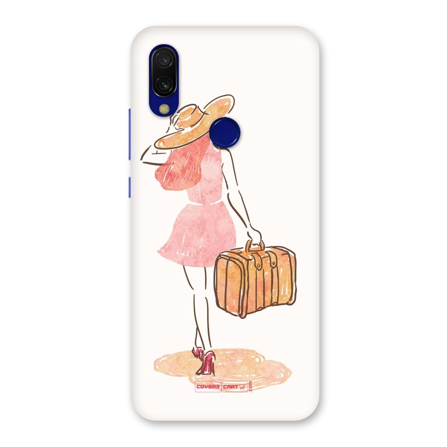 Travel Girl Back Case for Redmi 7