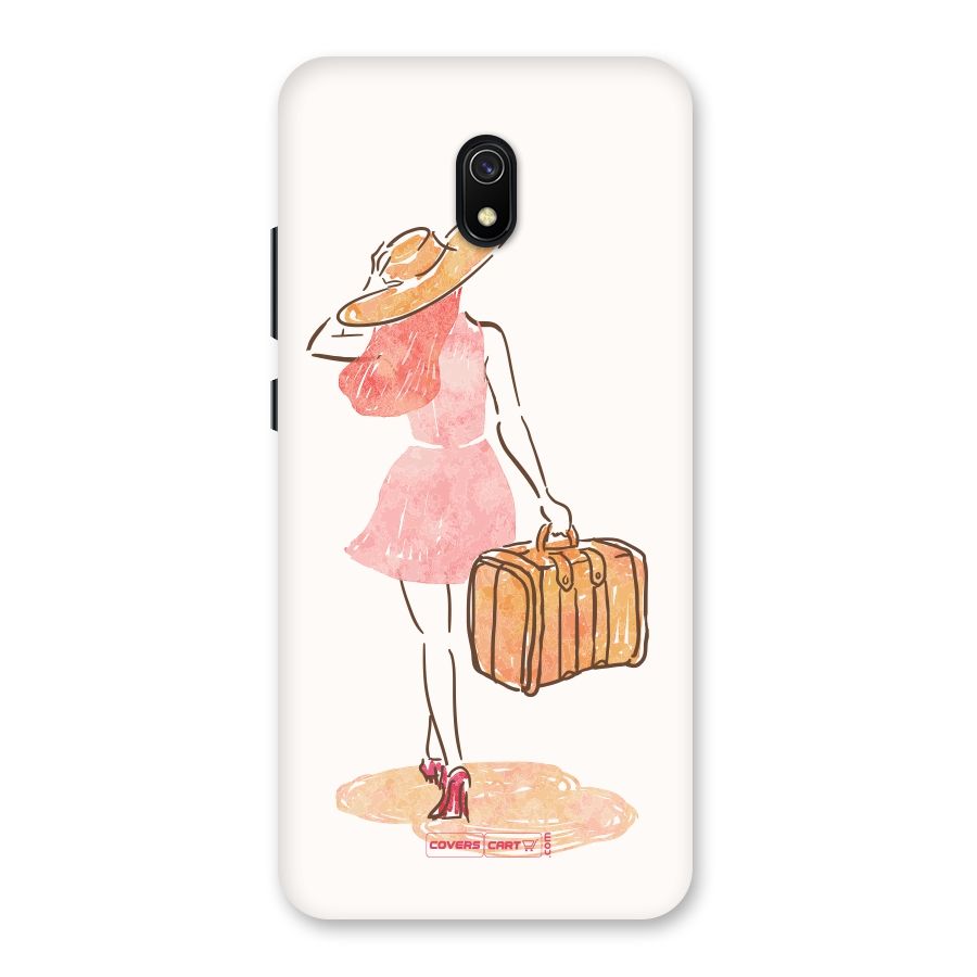 Travel Girl Back Case for Redmi 8A