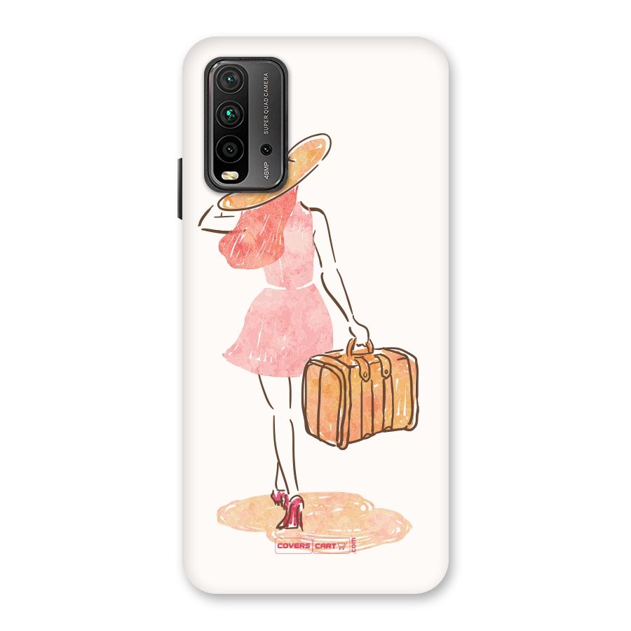 Travel Girl Back Case for Redmi 9 Power