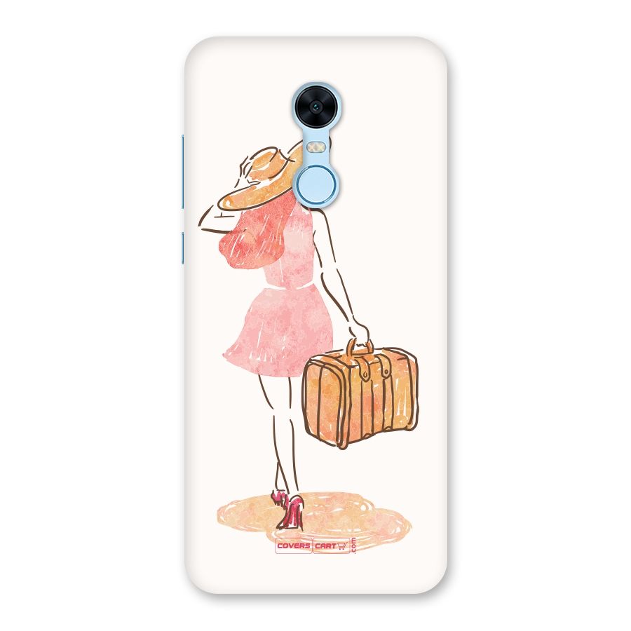 Travel Girl Back Case for Redmi Note 5