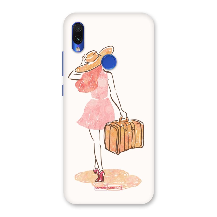 Travel Girl Back Case for Redmi Note 7S