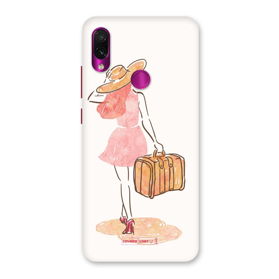 Travel Girl Back Case for Redmi Note 7 Pro