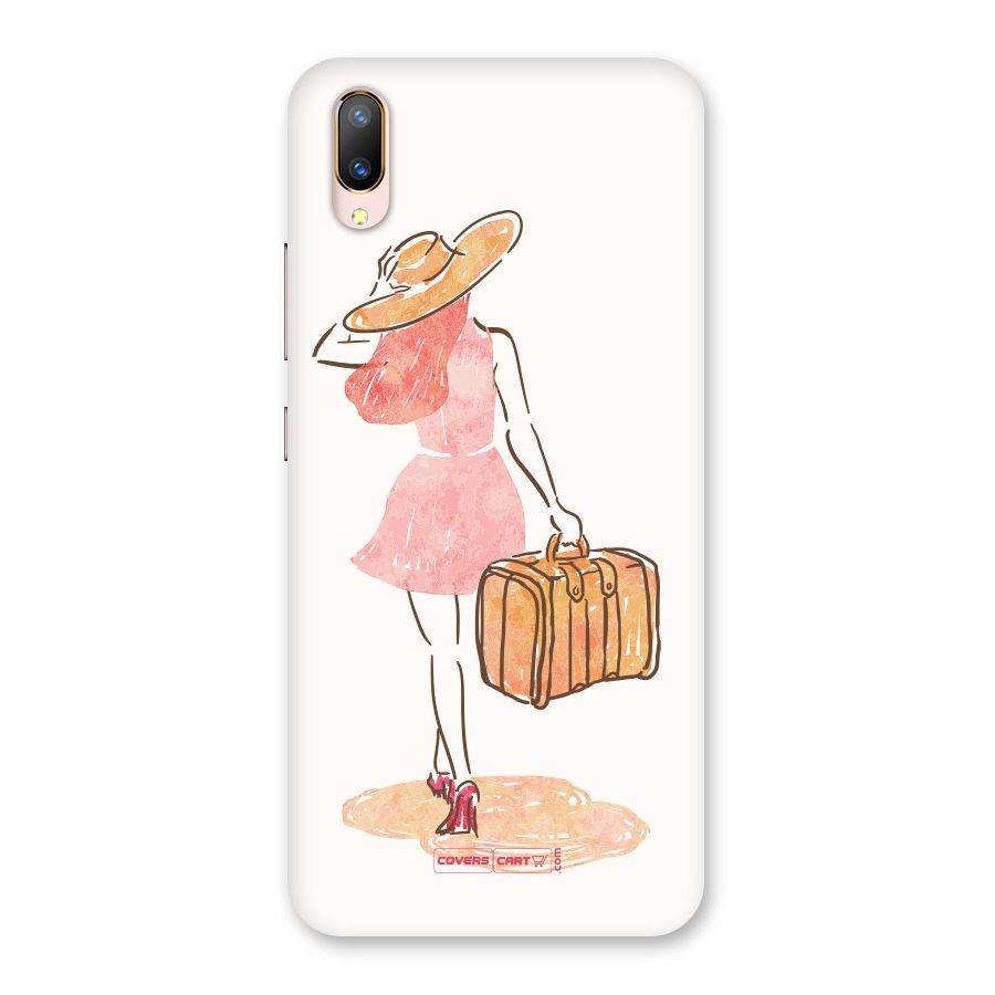 Travel Girl Back Case for Vivo V11 Pro