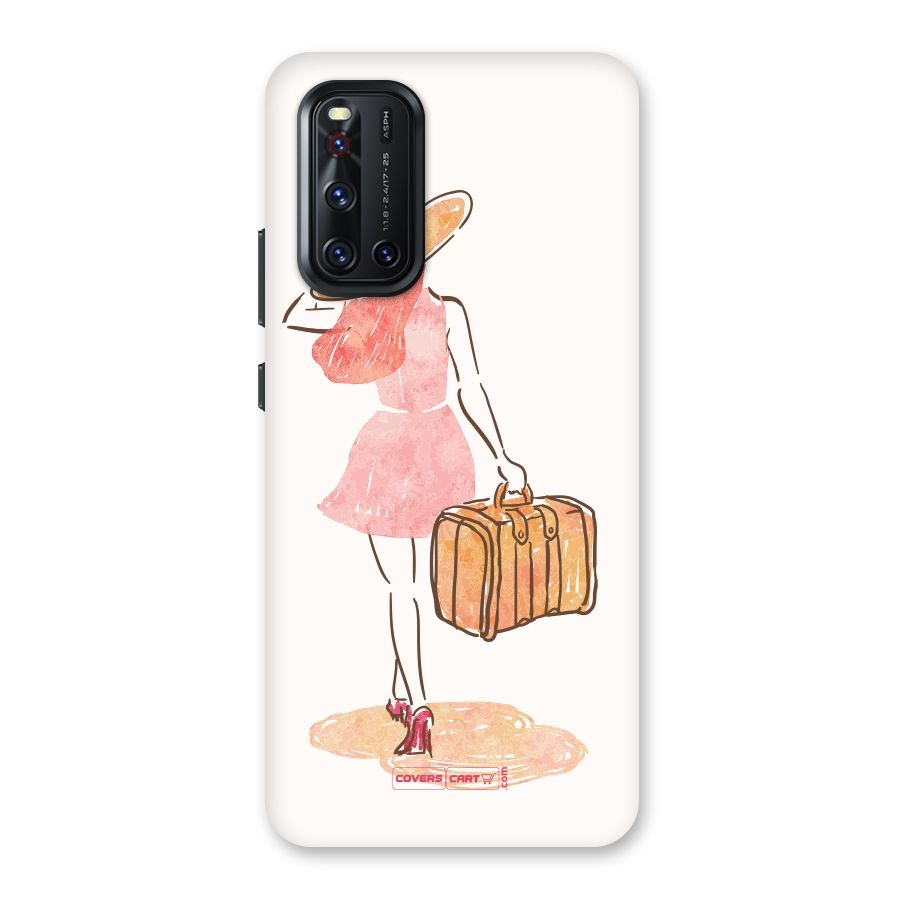 Travel Girl Back Case for Vivo V19
