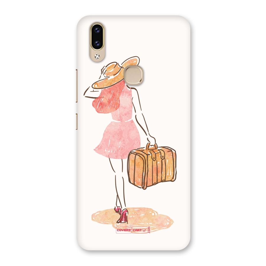 Travel Girl Back Case for Vivo V9 Youth